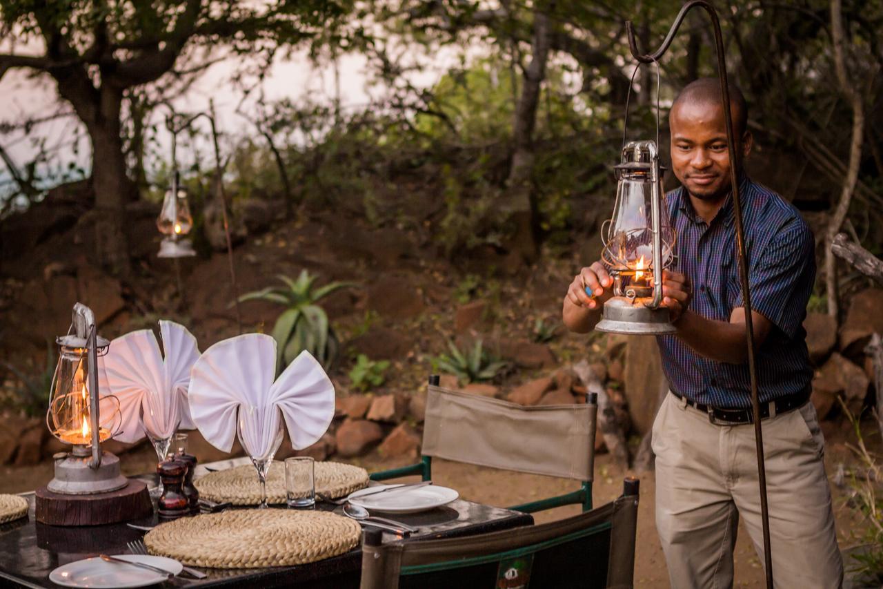 豹山野外旅行小屋 Manyoni Private Game Reserve 外观 照片
